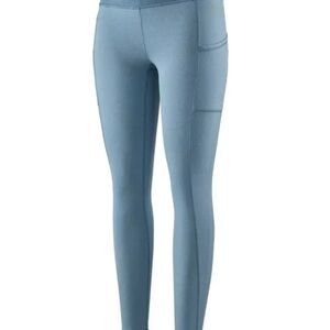 Patagonia LW Pack Out Tight Women's Blue High-Waisted Leggings size medium
